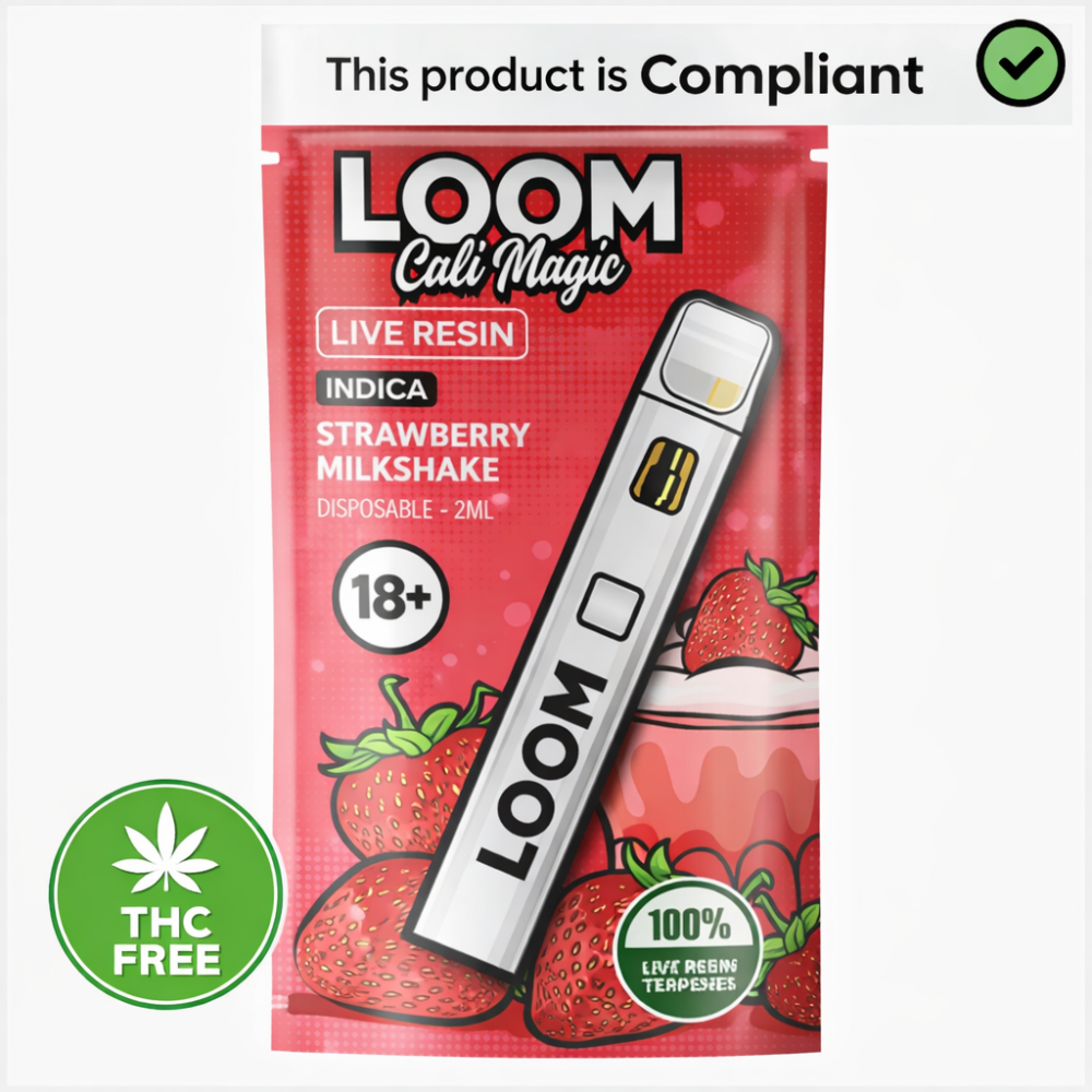 Loom Cali Magic 2ml – Strawberry Milkshake