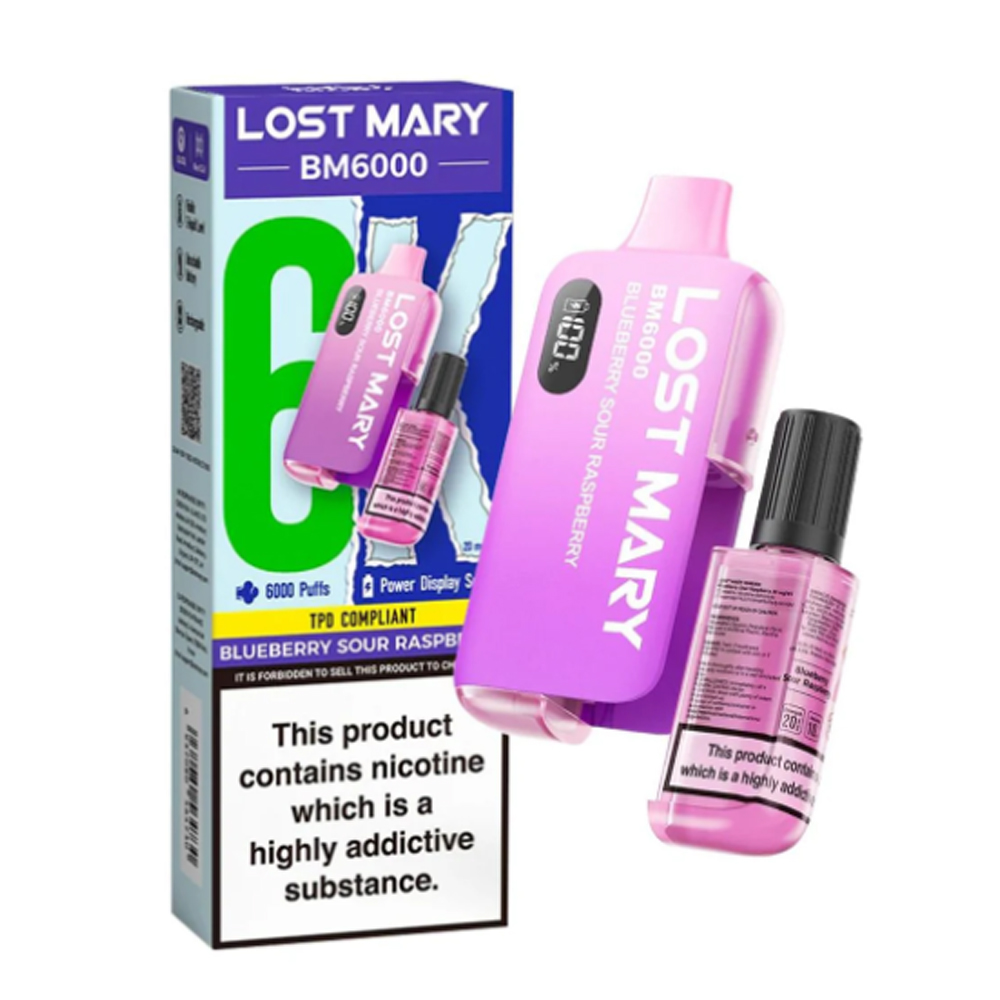 Lost Mary BM6000 Blueberry Sour Raspberry