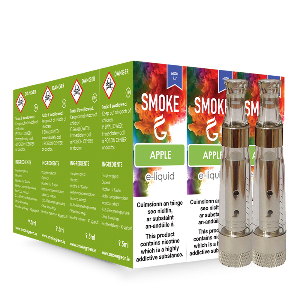 12 E-Liquids + 2 Atomizers 12 E-Liquids + 2 Atomizers