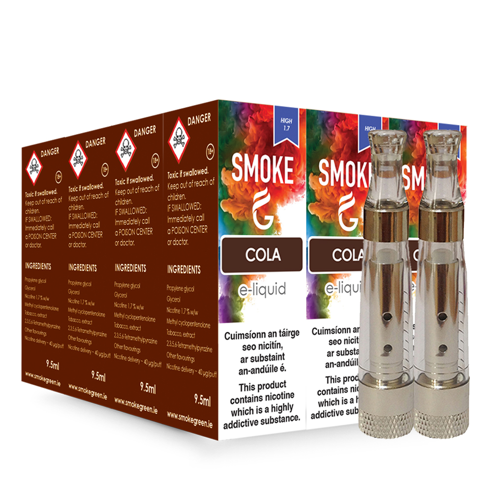 12 E-Liquids + 2 Atomizers 12 E-Liquids + 2 Atomizers