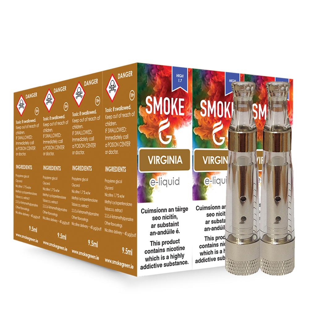 12 E-Liquids + 2 Atomizers 12 E-Liquids + 2 Atomizers