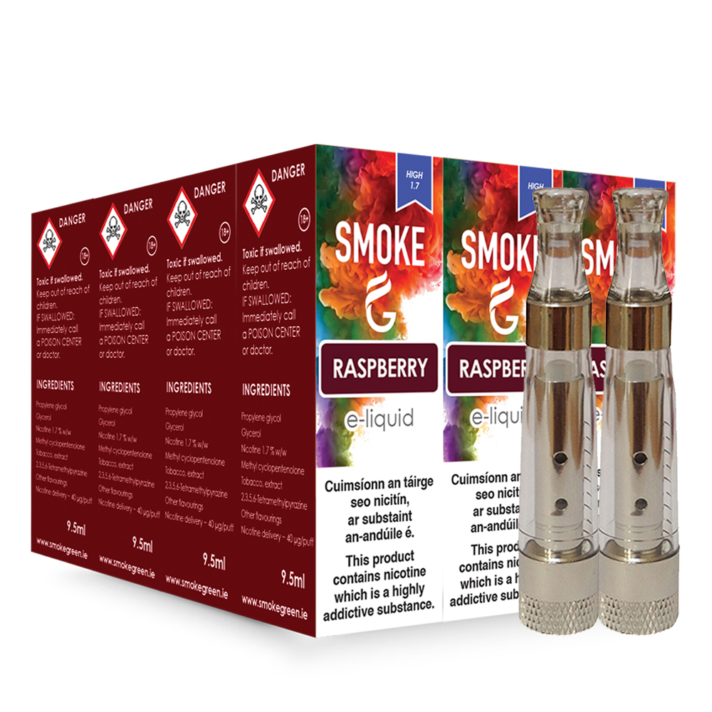 12 E-Liquids + 2 Atomizers 12 E-Liquids + 2 Atomizers