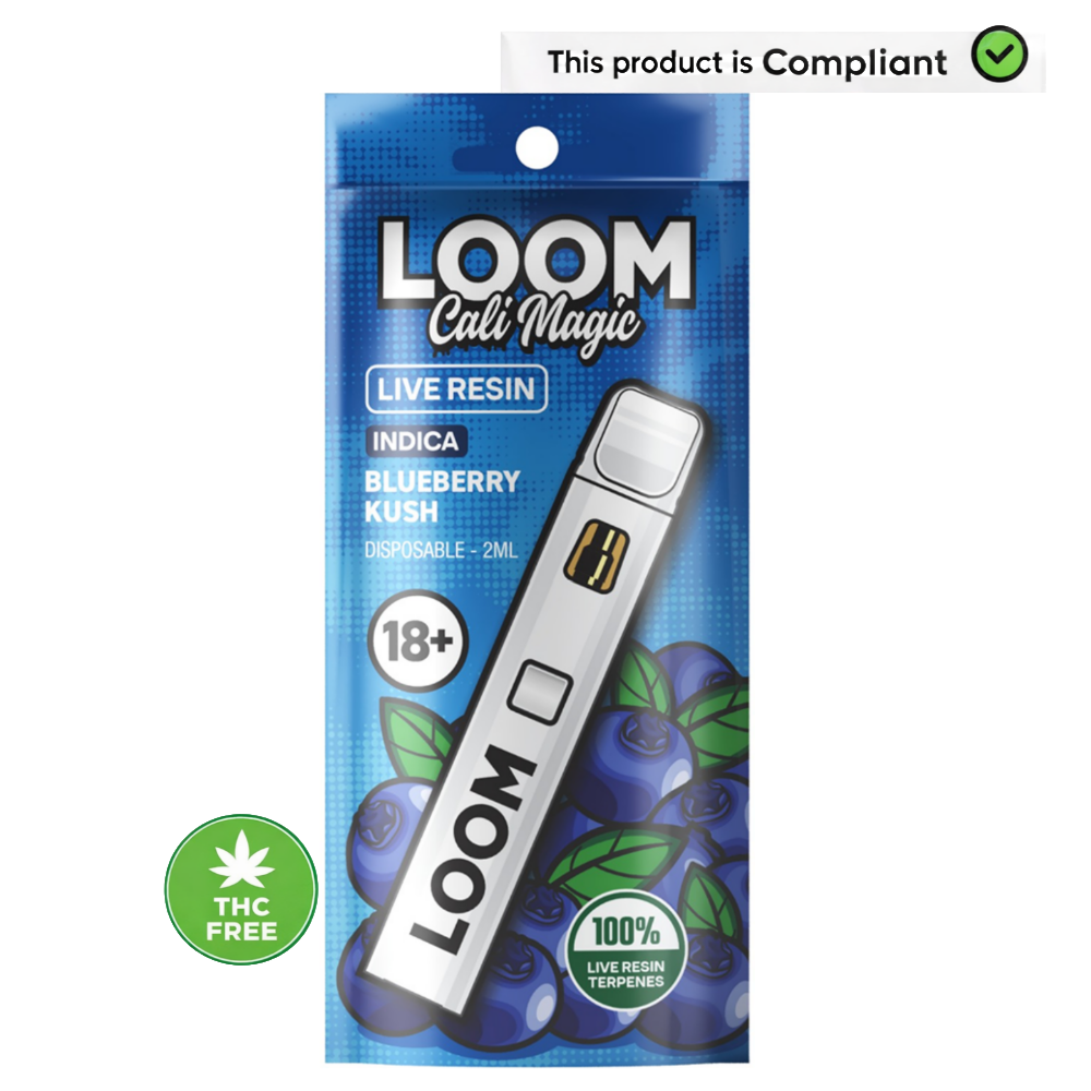Loom Cali Magic 2ml – Blueberry Kush