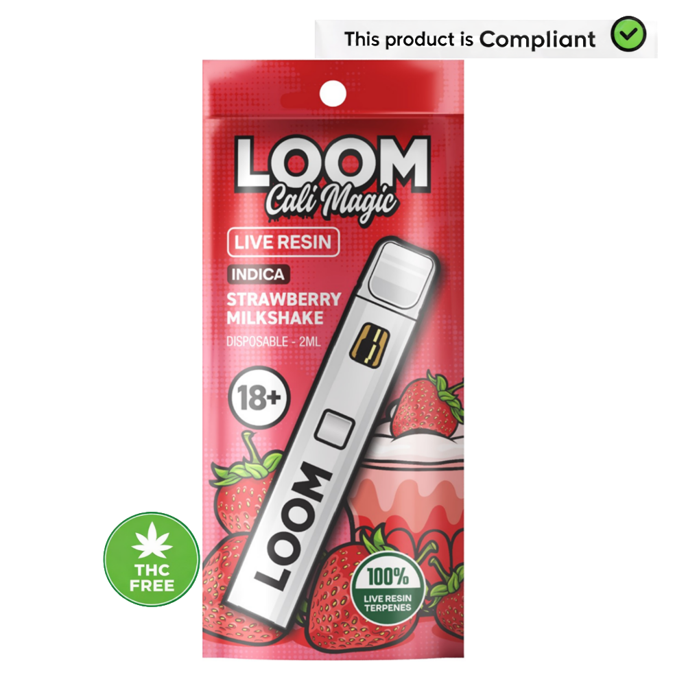 Loom Cali Magic 2ml – Strawberry Milkshake