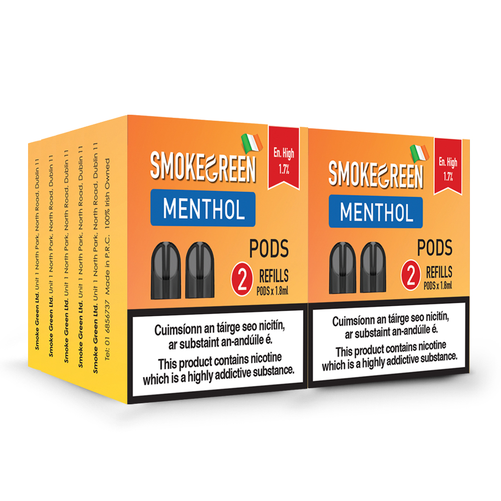 Smoke Green Pods Menthol (20 Refills)