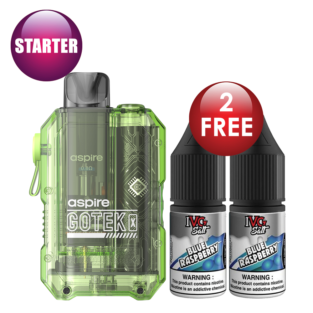 GOTEK X POD KIT + 2 E-LIQUID